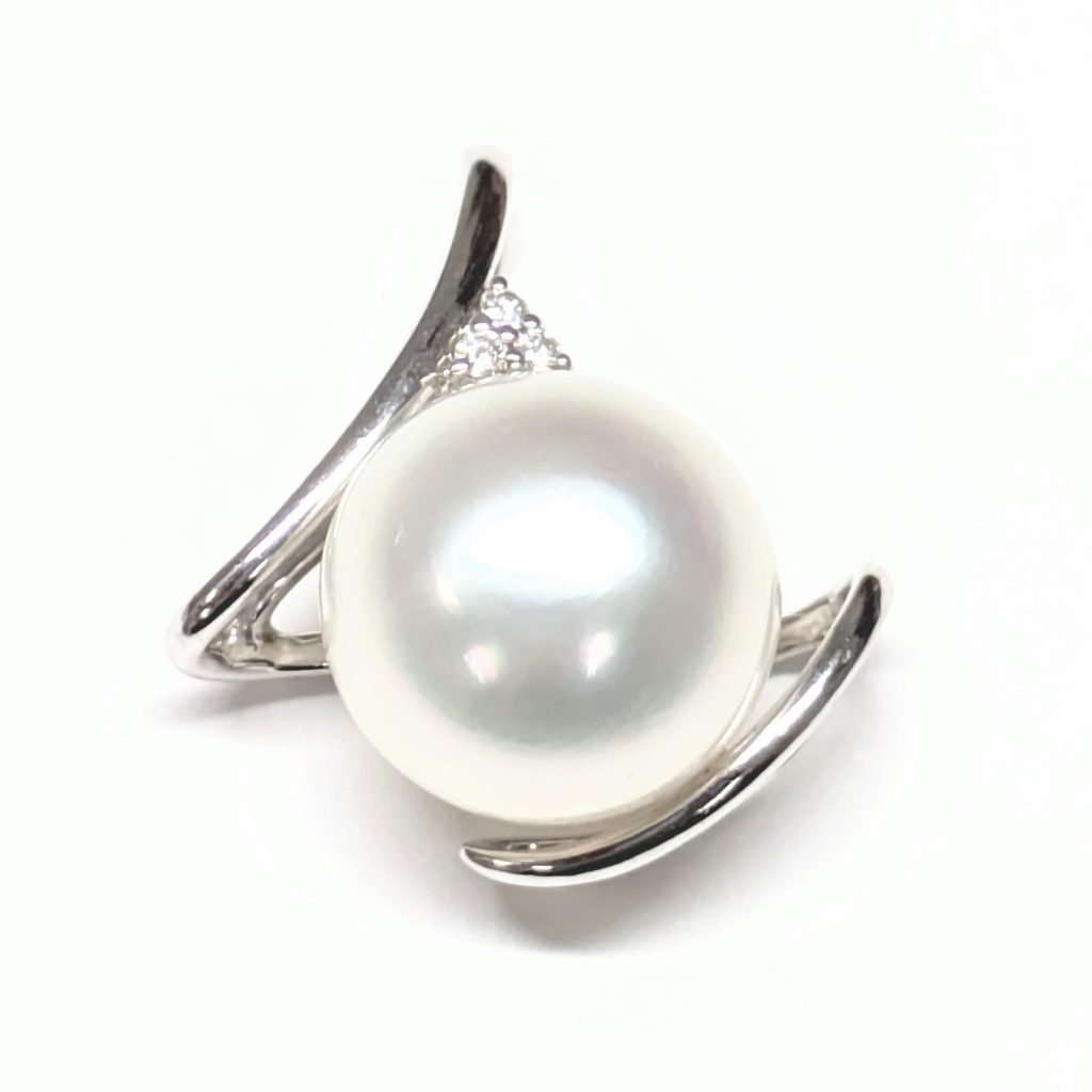 K18WG 18金 ホワイトゴールド トップ 真珠