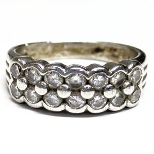 Pt900 メレダイヤモンド リング