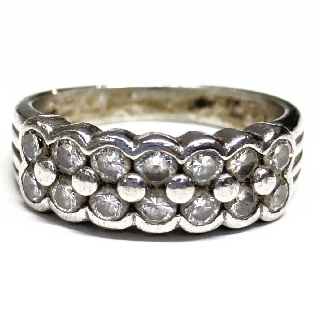 Pt900 メレダイヤモンド リング