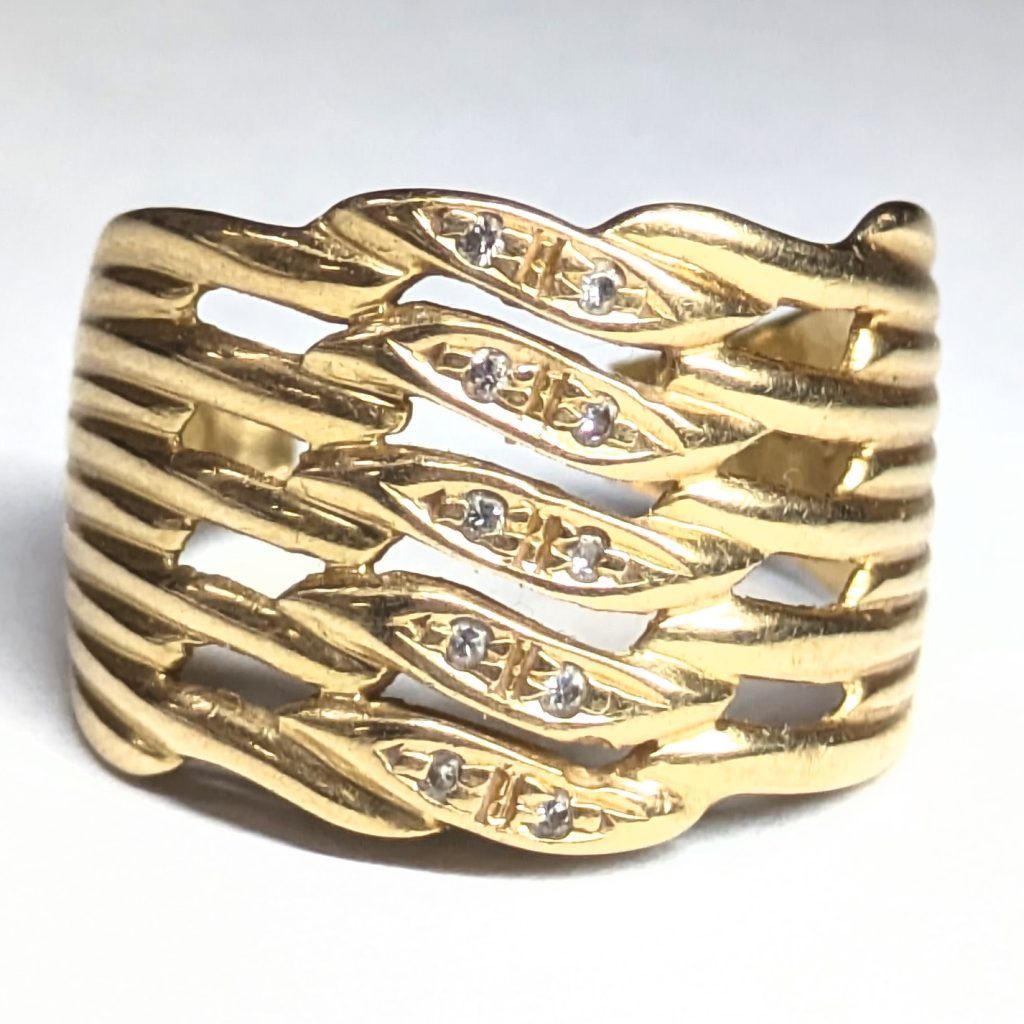 K18 18金 リング 指輪