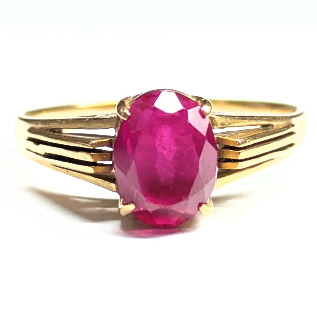 K18 18金 リング 指輪 ルビー