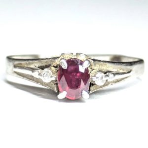 Pt900 プラチナ リング 指輪 ルビー