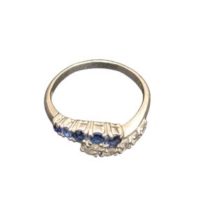 Pt850サファイアダイヤモンドリング