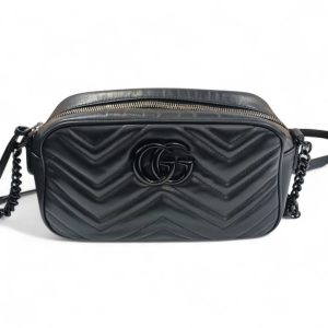 【GUCCI グッチ】　GGマーモントチェーンショルダーバッグ