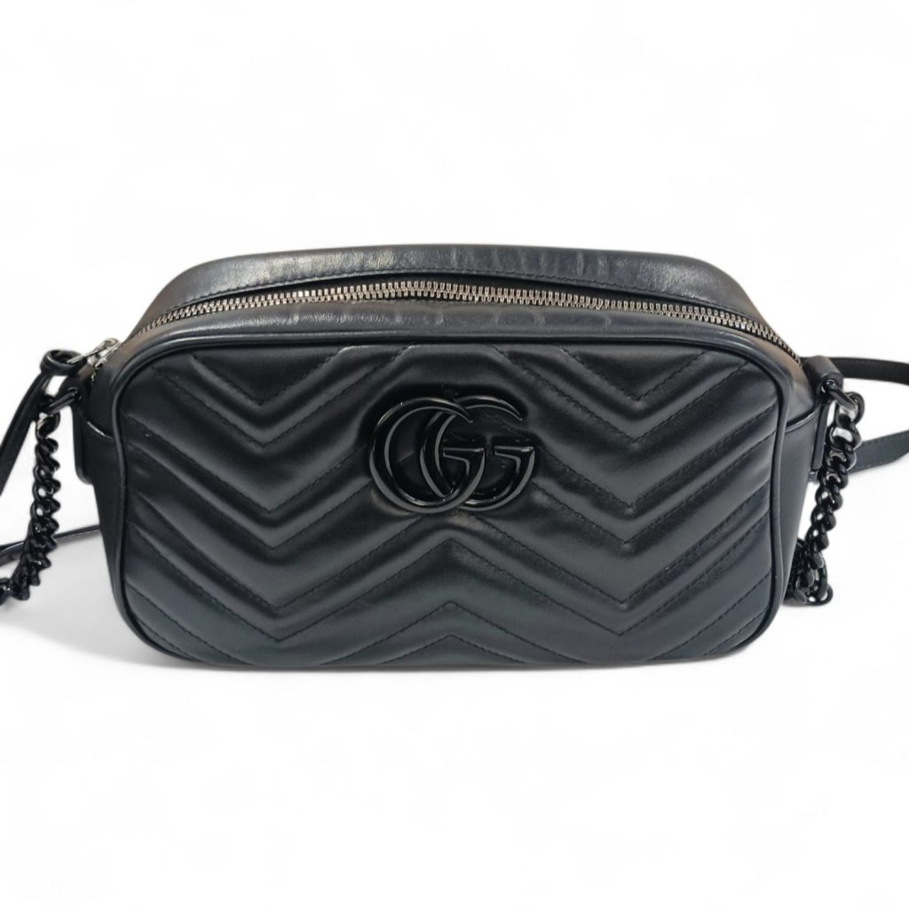 【GUCCI グッチ】　GGマーモントチェーンショルダーバッグ