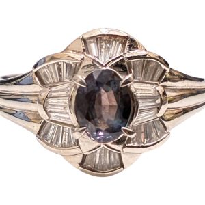 Pt900 プラチナ900 アレキサンドライト リング　札幌市 東区 元町