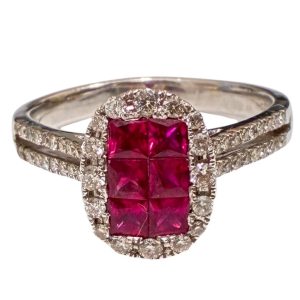 Pt900 プラチナ900 ルビー リング　札幌市  白石区 菊水