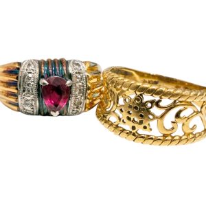 K18 18金 750 ルビー リング おまとめ　札幌市 東区 元町