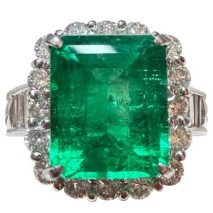 Pt900 プラチナ900 エメラルドリング 札幌市 東区 元町