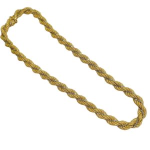 【K18 K18WG ねじれネックレス】弘前市