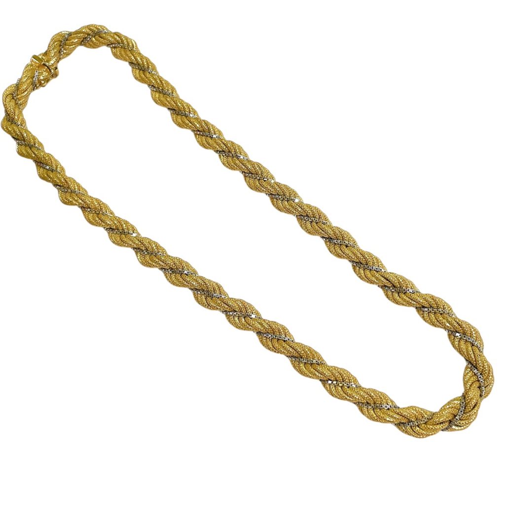 【K18 K18WG ねじれネックレス】弘前市