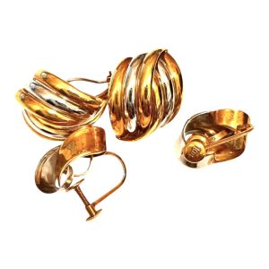 K18ベース/Pt850コンビ イヤリングおまとめ 札幌市西区