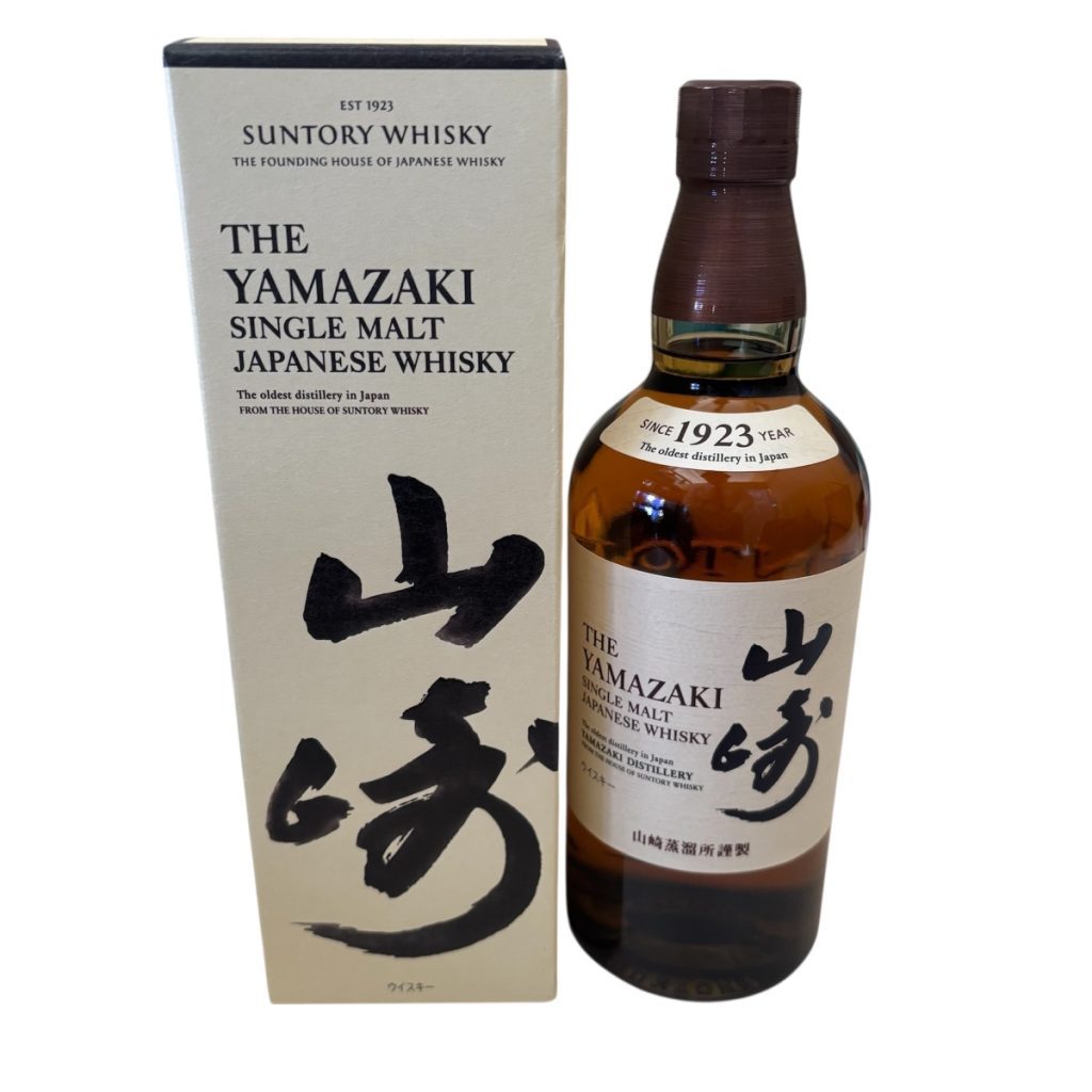 サントリー 山崎 シングルモルトウイスキー（箱付き）