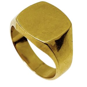 K18（18金）印台リング