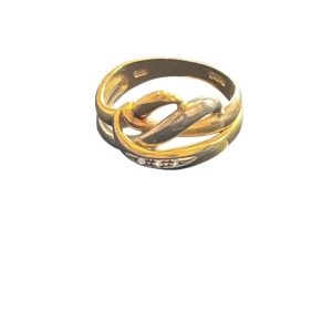 K18(18金)　メレダイヤ　リング