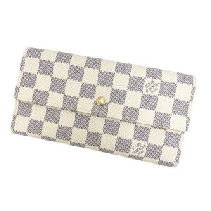 Louis Vuitton ルイヴィトン ポルトフォイユ・サラ ダミエ・アズール