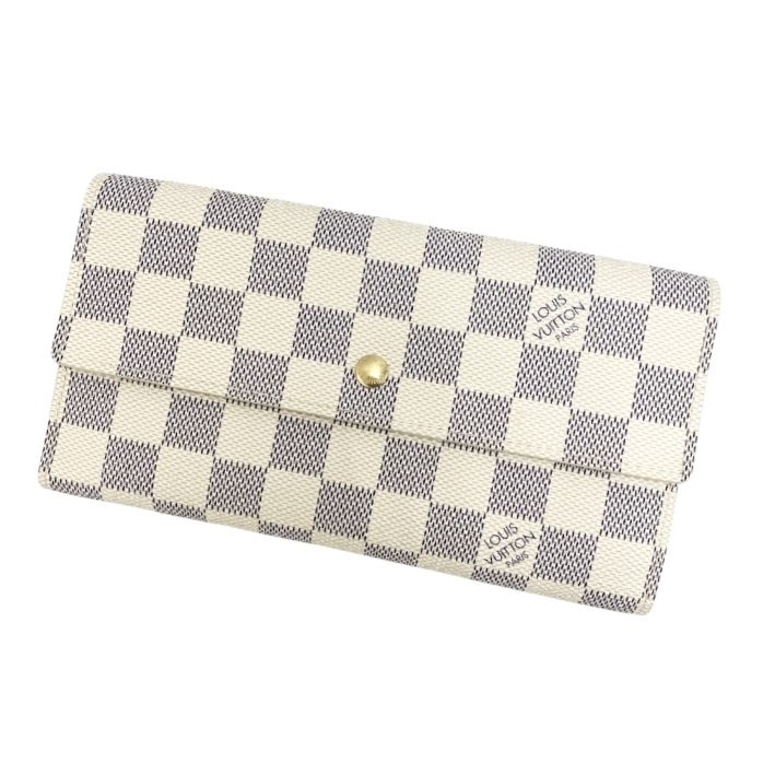 Louis Vuitton ルイヴィトン ポルトフォイユ・サラ ダミエ・アズール