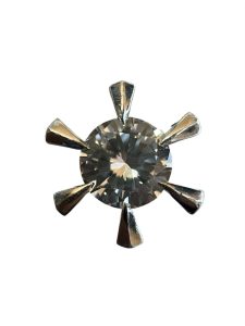 Pt900 ダイヤモンド付き リング