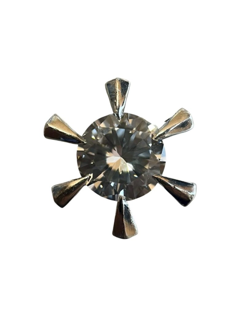 Pt900 ダイヤモンド付き リング