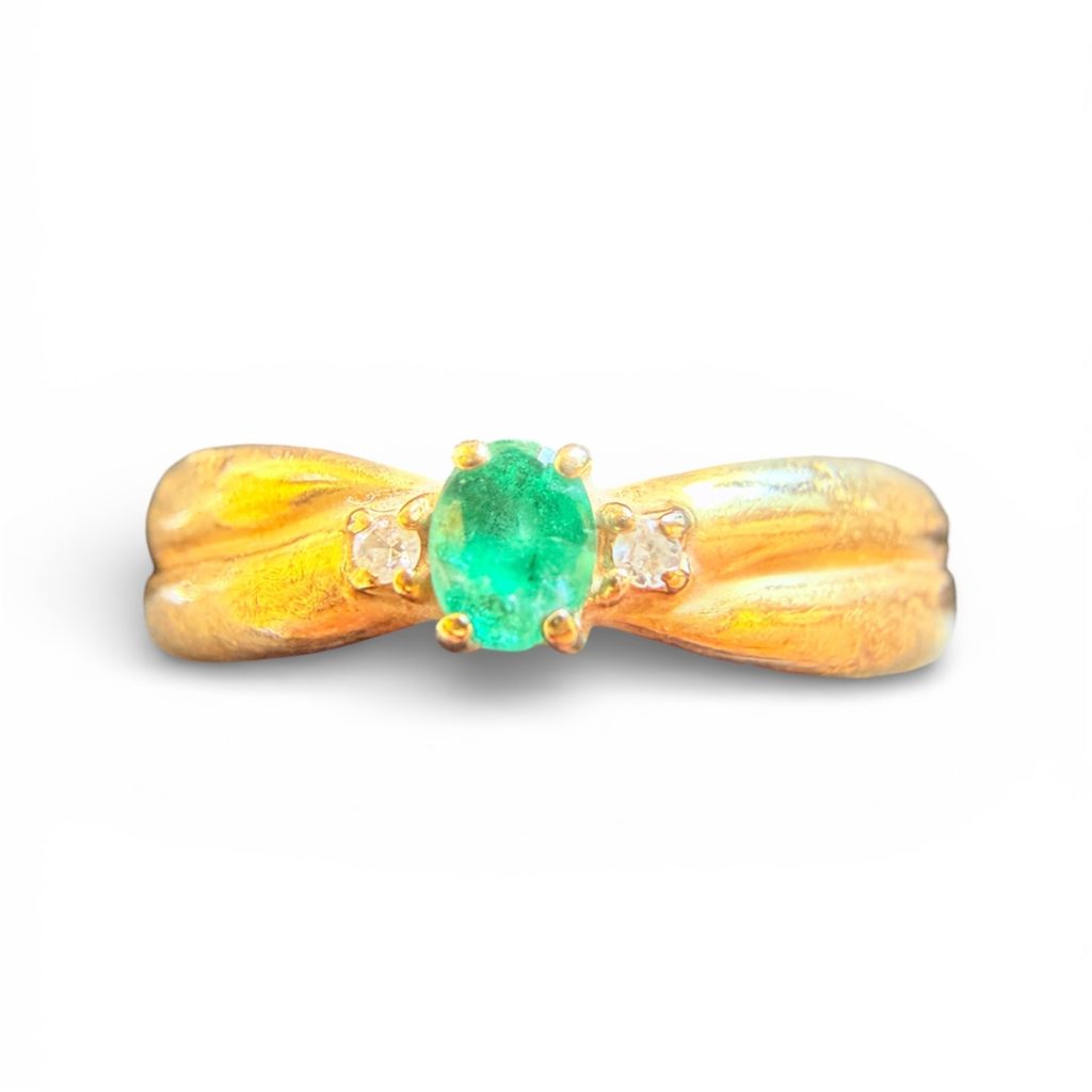 K18 石付 リング