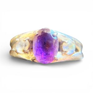 Pt850 石付リング