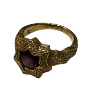 K18 リング ガーネット 石あり18金 アクセサリー