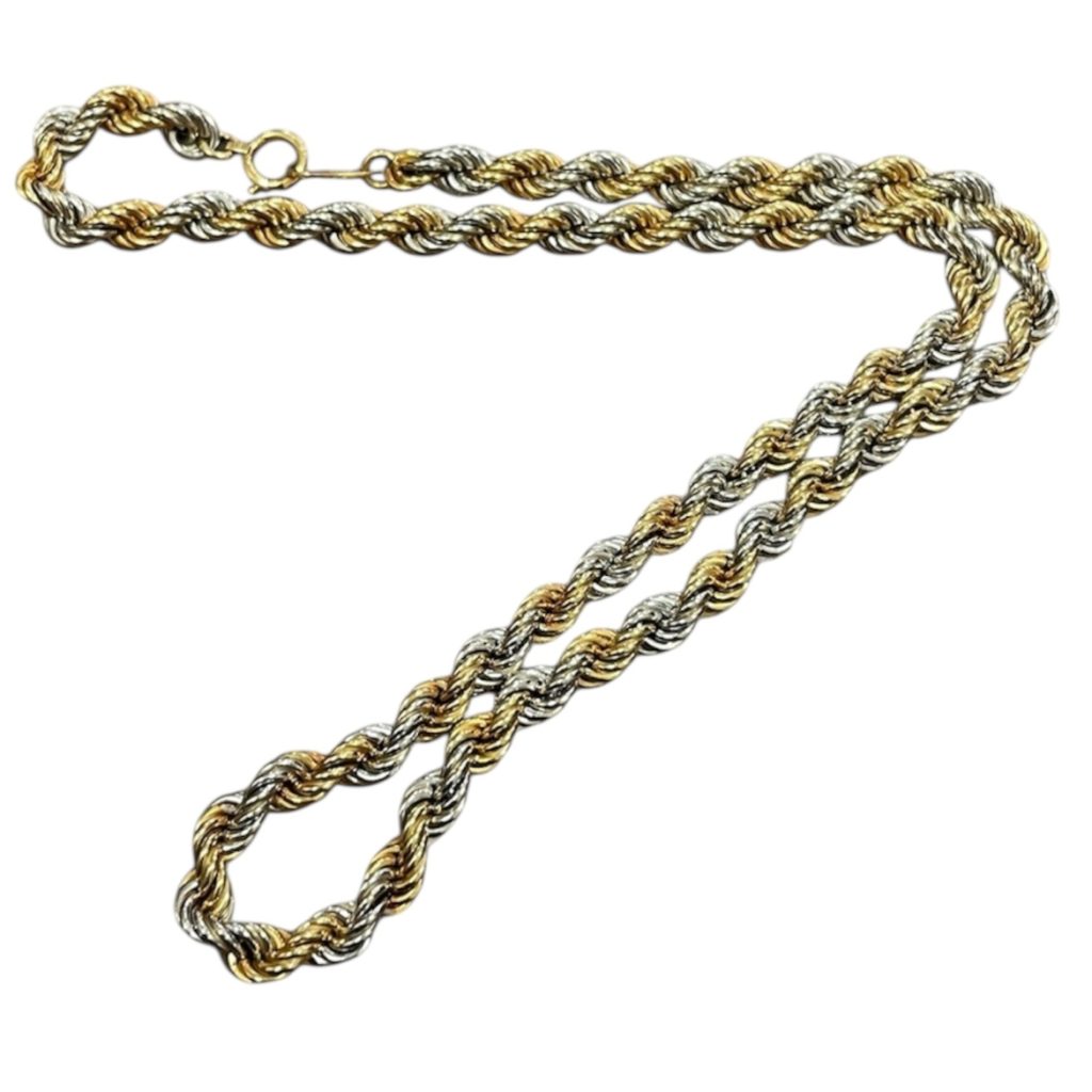 K18/Pt850 コンビネックレス