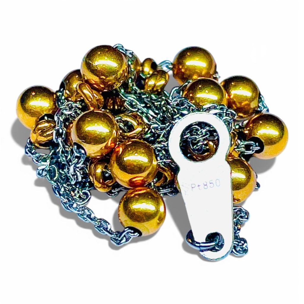 【K18×Pt850 コンビネックレス】貴金属・アクセサリー