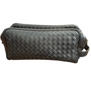 ボッテガ・ヴェネタ　イントレチャート レザートラベルポーチ