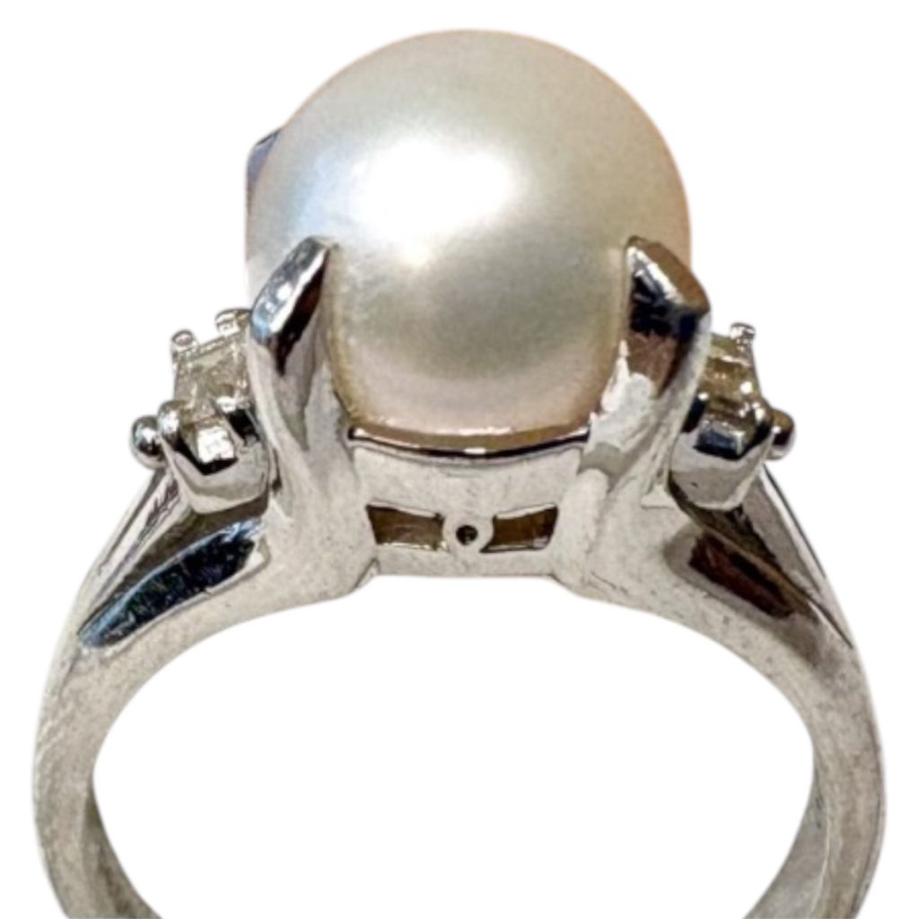 Pt900 パールリング