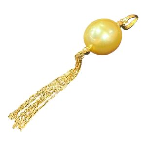 K18 パール付きリング