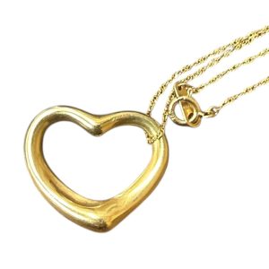TIFFANY＆Co. ティファニー オープンハート ネックレス K18（18金）