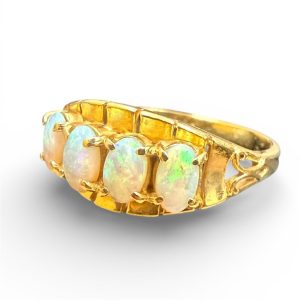 K18 オパール付きリング