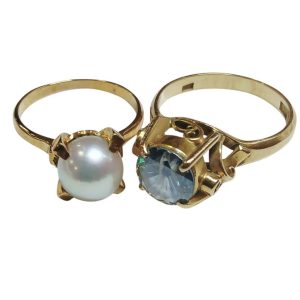 【K18(18金)　リング　まとめ/宝石・貴金属・アクセサリー・メンズ・レディース】