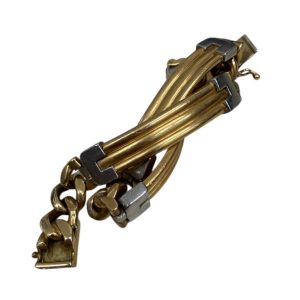 函館市でK18×Pt850コンビブレスレット買取｜金とプラチナを正確に査定