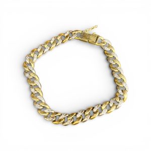 K18/Pt850 ブレスレット 石なし 金ベース アクセサリー