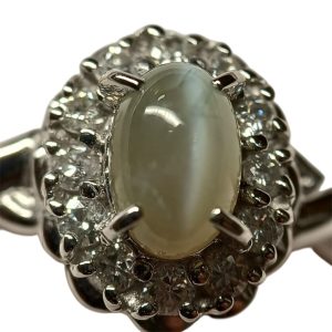 Pt900 クリソベリルキャッツアイ リング 0.6ct をお買取りしました｜函館市
