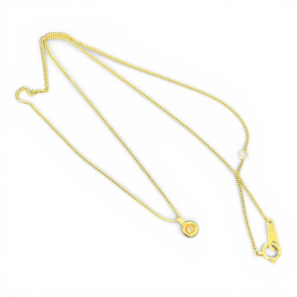 K18 18金 デザインネックレス