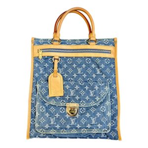 【Louis Vuitton (ルイヴィトン)】モノグラム  デニム  トートバッグ  M95018