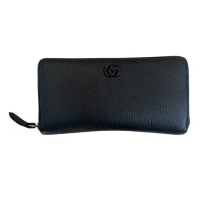 GUCCI（グッチ） レザー ラウンドファスナー長財布
