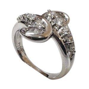 【Pt900 (プラチナ900)】ダイヤモンド リング