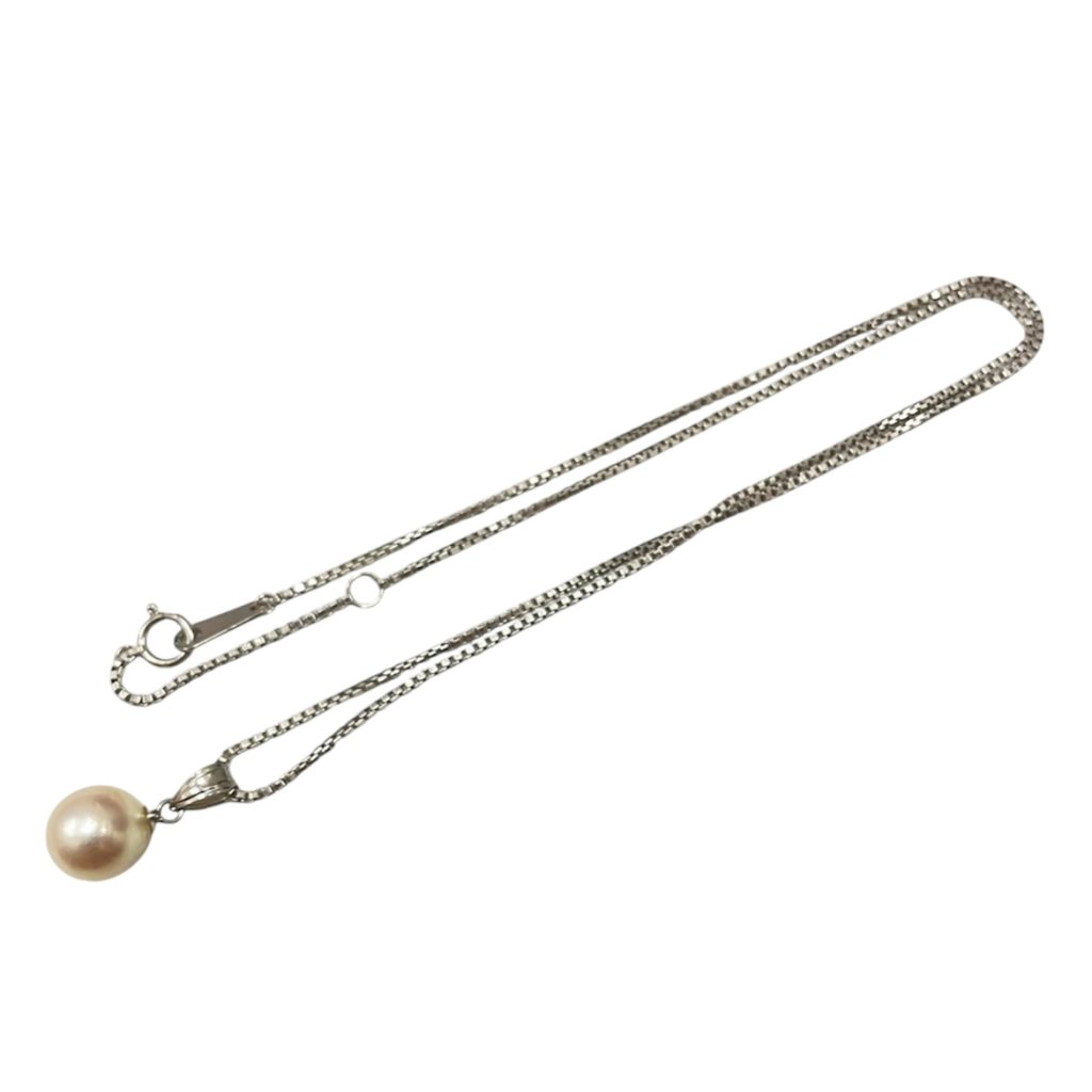 Pt850 パールネックレス