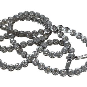 【函館市 ダイヤモンド買取実績】Pt850 メレダイヤ1.75ctネックレスを丁寧に査定しました