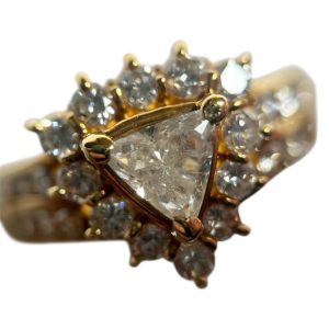 K18 18金 リング ダイヤ付き