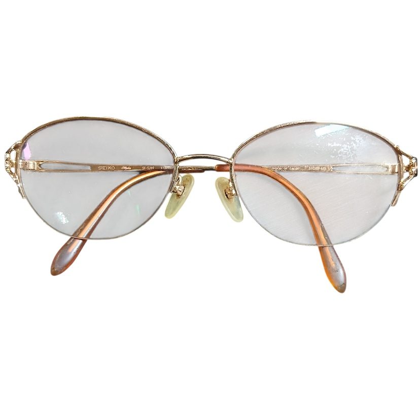 【K18(18金)　メガネフレーム/貴金属・セイコー・メンズ・レディース】