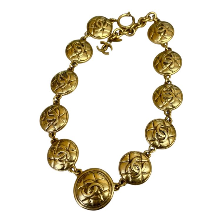 CHANEL（シャネル） ヴィンテージ ココマーク マトラッセ ネックレス