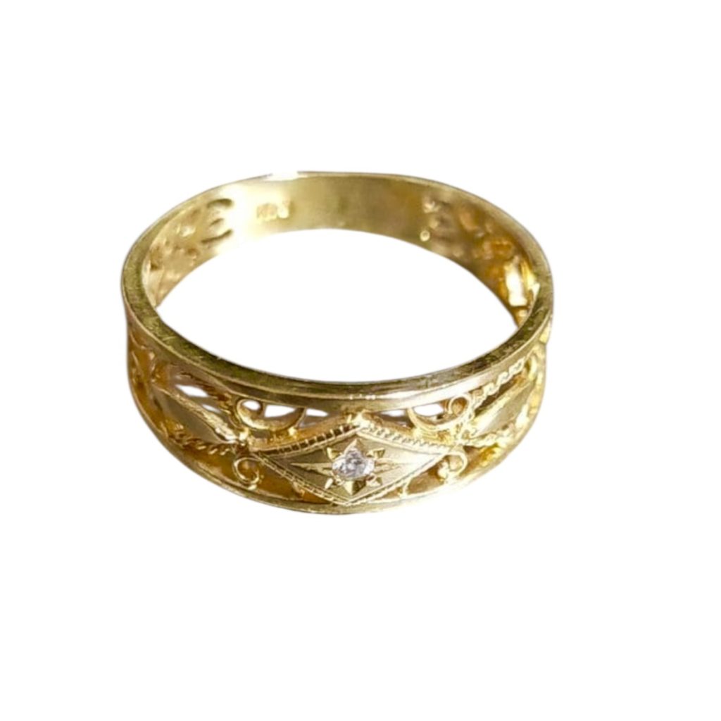 K18 18金 デザインリング