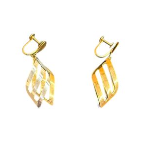 K18／PT900 イヤリング アクセサリー