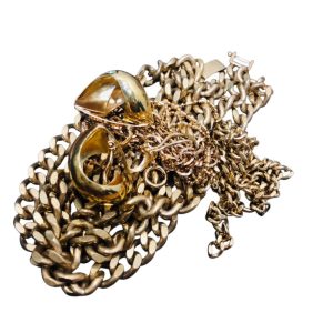 K18(18金)　ネックレス、ブレスレット、イヤリング