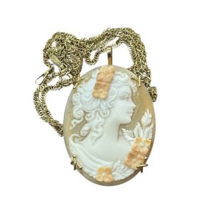 K18 カメオネックレス